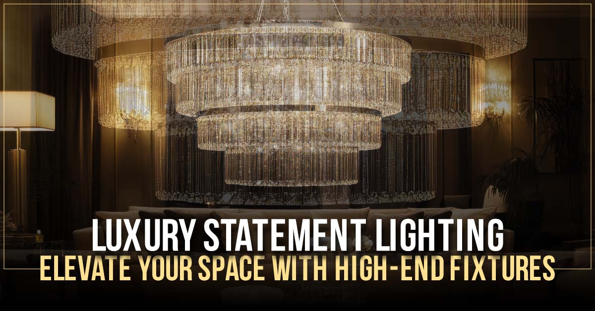 Luxury Statement Lighting: Elevate Your Space with High-End Fixtures