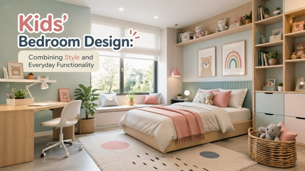 Kids Bedroom Design: Combining Style and Everyday Functionality