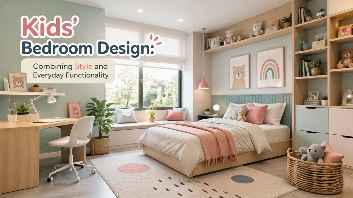 Kids Bedroom Design: Combining Style and Everyday Functionality ...