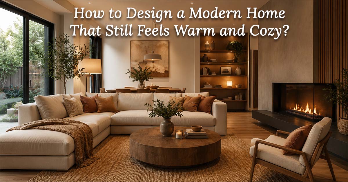 How to Design a Modern Home That Still Feels Warm and Cozy
