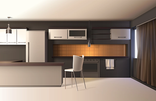 Parallel Shape Kitchen