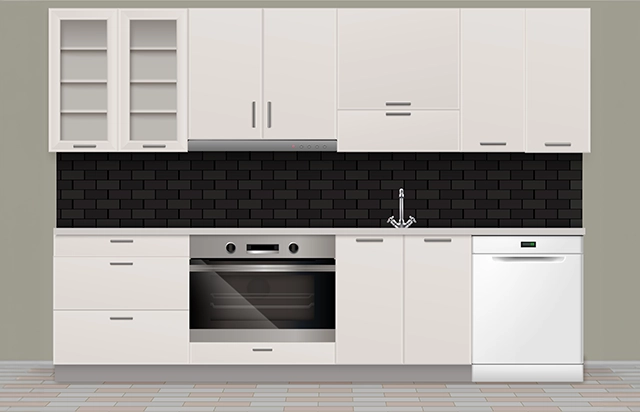Straight Kitchen